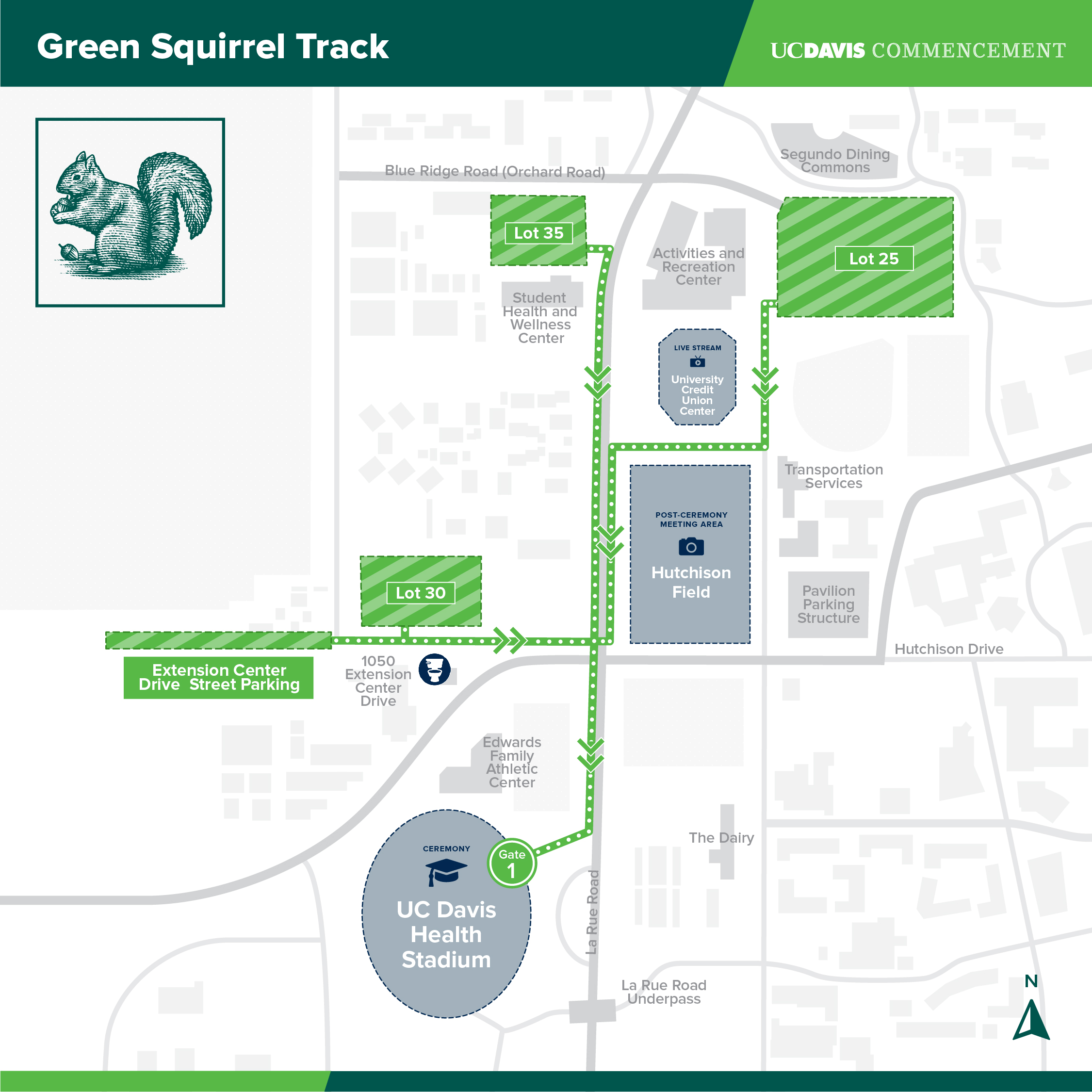 Green Squirrel Track
