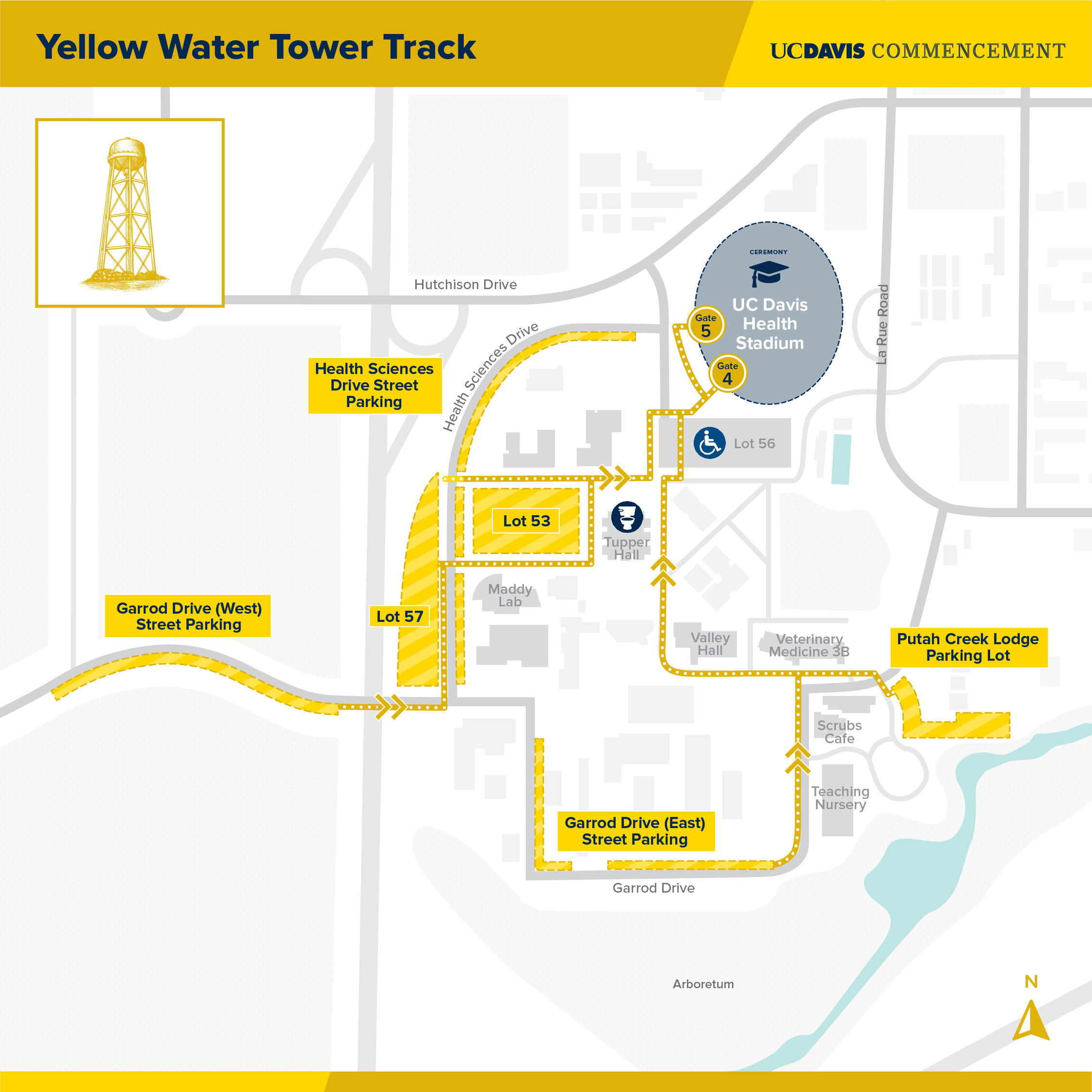 Yellow Water Tower Track