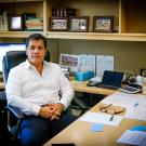 Cliff Contreras in his office